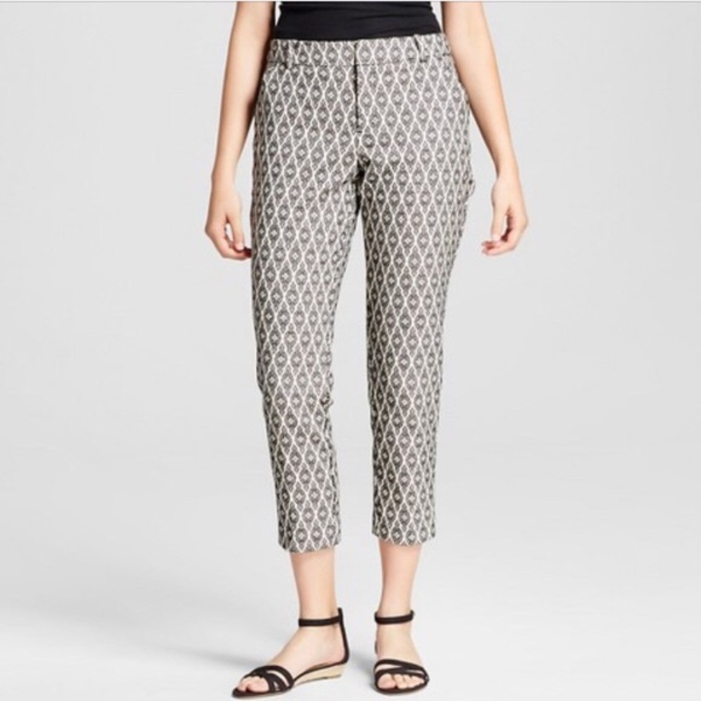3/$30 - NWT Merona Jacquard Ankle Trousers